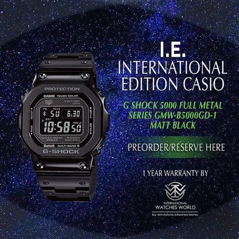 Casio International Edition G Shock Full Metal Series Gmw B Gd