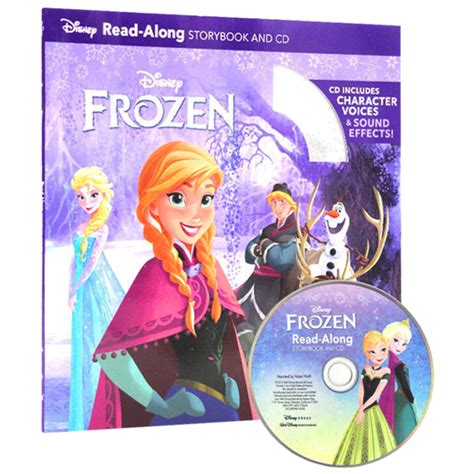 Milu Frozen Read Along Storybook Cd Story Book Original English Books