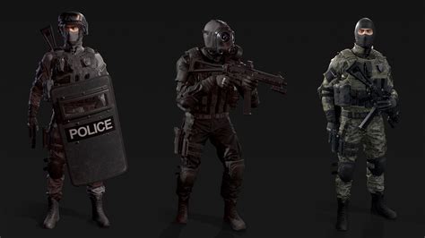 Artstation Special Force Police Officer Artem Yuldashev Special