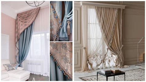 Від класики до модерну: штори та тюль для вітальні(35 фото) | Bedroom ...