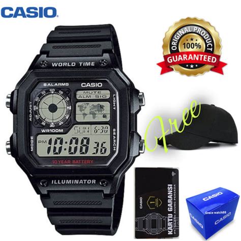 Jual Jam Tangan Casio Ae 1200wh 1avdf Casio Ae 1200wh 1a Original