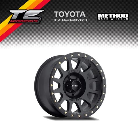 Method Wheels Nv 305 Matte Black Tacoma Te Motorsports
