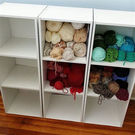 Yarn Organization And Storage Tutorial X Yarn Shelves Hellohappy