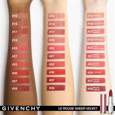 Помада для губ Givenchy Le Rouge Sheer Velvet Matte Lipstick N16 Nude Boise PandaShop md