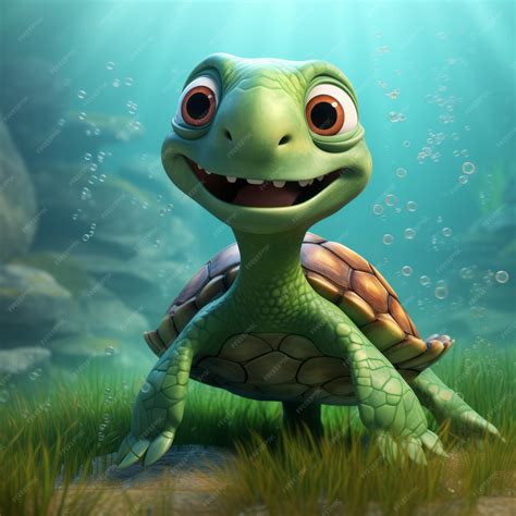 Premium Photo The Adventures Of Sammy The Cartoon Turtle