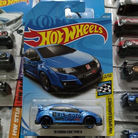 Hot Wheels Honda S Civic Type R City Turbo Ii Shopee Malaysia