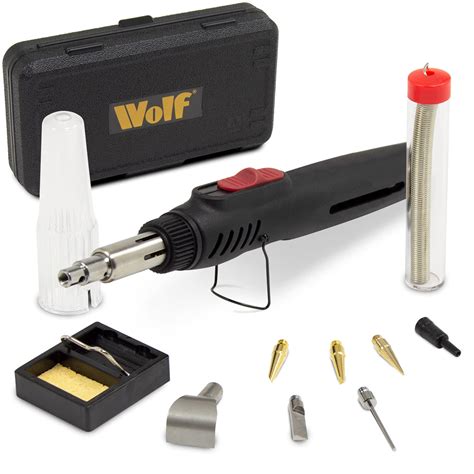 Buy Wolf Soldering Iron Kit Butane Cordless Soldering Iron Torch Set