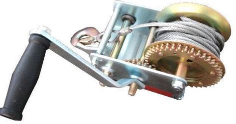 Лебедка рычажная барабанная Intertool - 900 кг, стальной трос 10 м ...