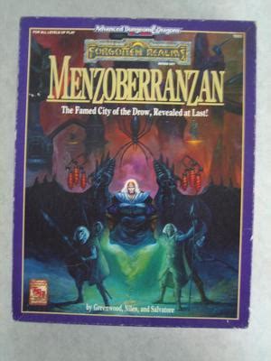 Forgotten Realms Menzoberranzan Drow City Boxed Set AD&D 2nd Edition by ...