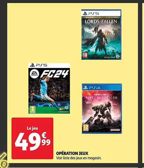 Promo Opération Jeux chez Auchan iCatalogue fr