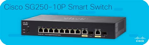 Cisco SG250-10P Smart Switch mit 10 Gigabit-Ethernet-Ports , 2 Gigabit ...
