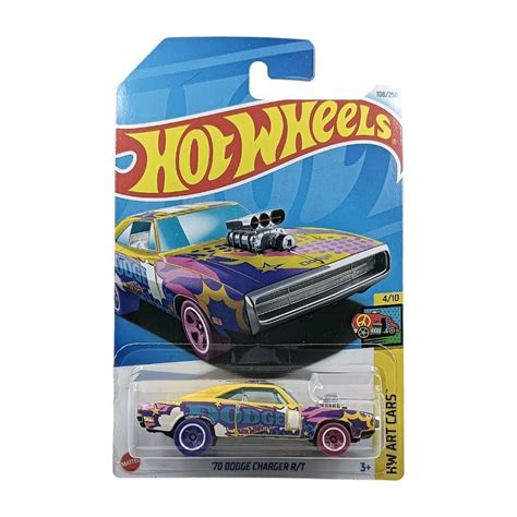 Jual Hot Wheels Dodge Charger Rt Kuning Ungu Hw Art Cars E Shopee Indonesia