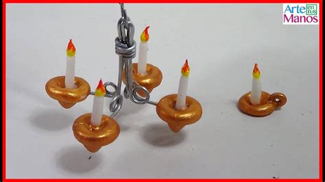 C Mo Hacer Un Candelabro Miniatura En Porcelana Fr A Paso A Paso Youtube