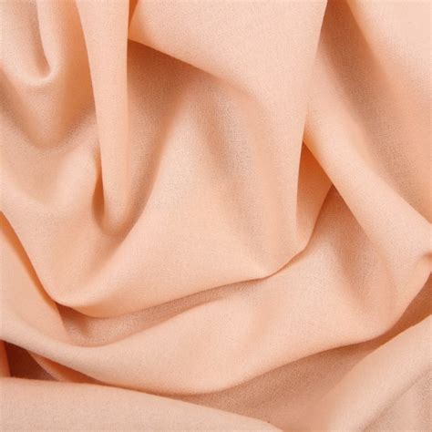 Wool Dress Crepe Palest Peach Bloomsbury Square Dressmaking Fabric