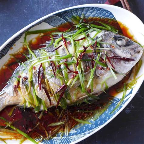 Steamed Fish, the Chinese Way (清蒸鱼) - Red House Spice