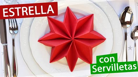 ⭐ Cómo Doblar Una Servilleta En Forma De Estrella ¡fácil Y Rápido