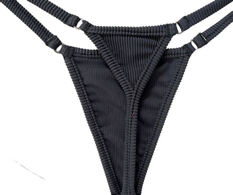 Slate Gray Mini Bikini Bottom Micro Gigi