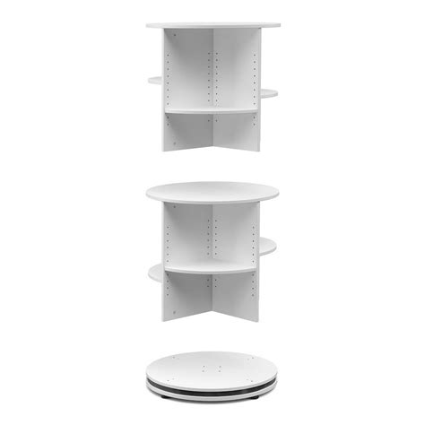 Круглый вращающийся стеллаж с полками moll Tower 64