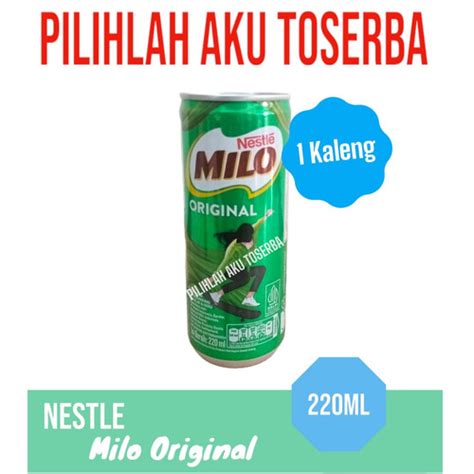 Jual Susu Milo Kaleng Coklat ACTIVE GO ORIGINAL 240 Ml Harga Satuan