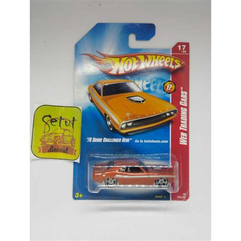 HOT WHEELS HOTWHEELS 70 DODGE CHALLENGER HEMI AKA ORANGE BLUE CARD Shopee Malaysia