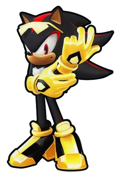 Sonic Speed Simulator Render Gold Style Shadow By Shadowfriendly On