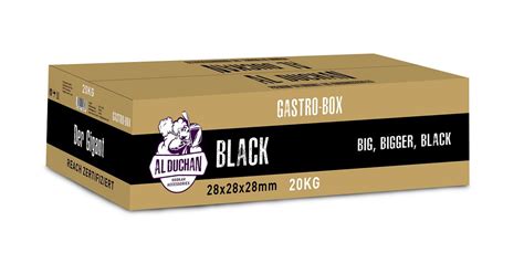 Al Duchan Black 28er 20 KG Gastro Al Duchan Naturkohle Kohle