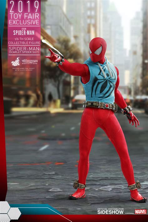 Toystnt Spiderman Scarlet Spider Suit Hot Toys