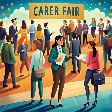 A Poster For A Fair Called Quot Career Fair Quot Premium Ai Generated