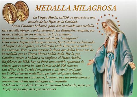 Oraciones De Los Santos Para Peticiones Virgen De La Medalla Milagrosa