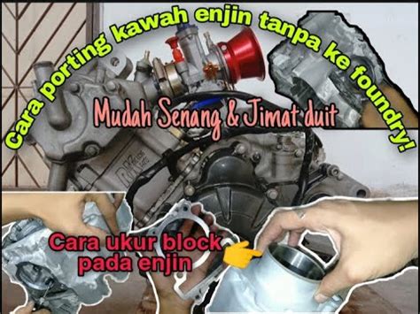 Projek Lc135 5speed Tip Cara Porting Crankcase Paling Senang