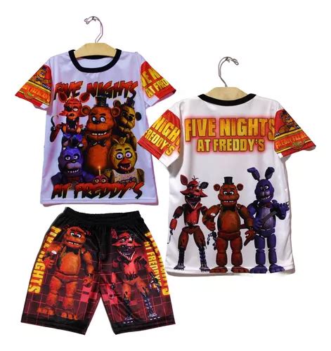 Playera Y Short De Five Nights Freddys Conjunto Fresco Moda Mercadolibre