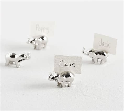 Elephant Place Card Holders Set Of Pottery Barn