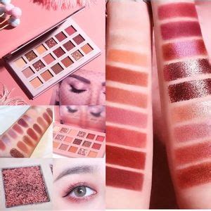 Makeup Boxes Matte Colors Nude Glitter Sparkle Pink Eyeshadow Color Palette Poshmark