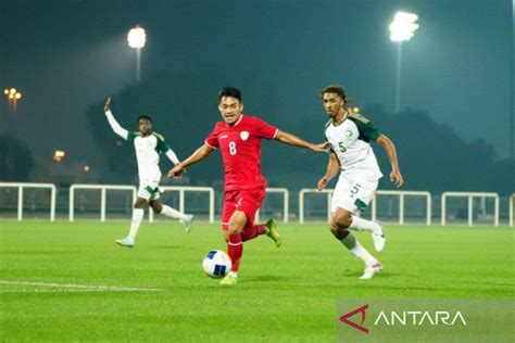 Timnas Indonesia U Kalah Lawan Arab Saudi Dalam Laga Uji Coba