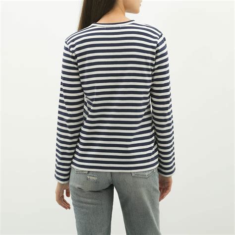 Лонгслив Play Comme des Garcons белый, - купить за 4000 ₽ | SFS