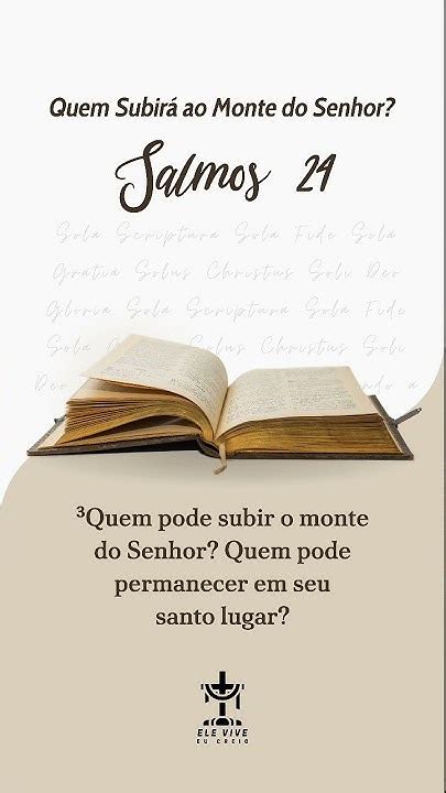 Quem Subira O Monte Do Senhor - Quem Subirá ao Monte do Senhor? | Salmos 24:3 - YouTube