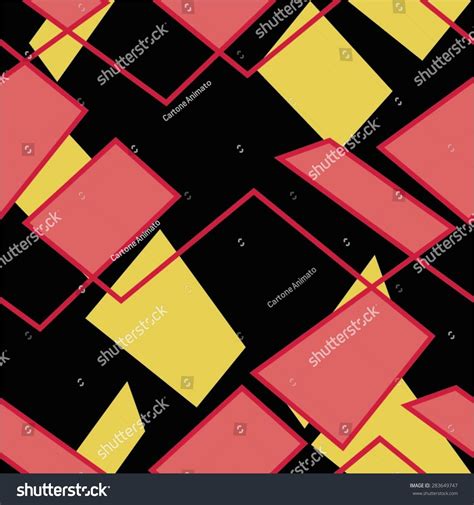 Linear Geometric Pattern Line Square Seamless Stock Vector (Royalty ...