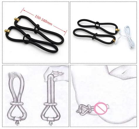 Sexy Costumes Double Electric Shock Anal Vaginal Plug Ring For Women Vagina Repair Tightening