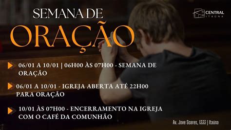 ORAÇÃO MATINAL SEG À SEX H CENTRAL YouTube