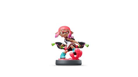 Inkling Girl Neon Pink Splatoon Collection Amiibo