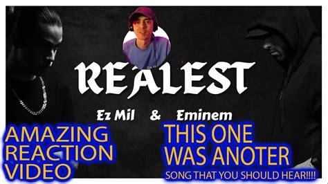 My First Time Hearing Ez Mil Eminem Realest Official Lyric Video