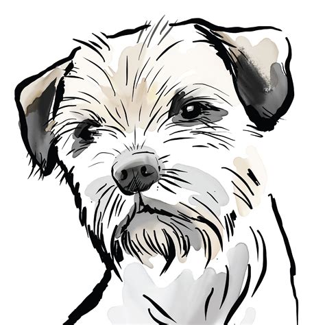 Border Terrier Puppy Coloring Pages