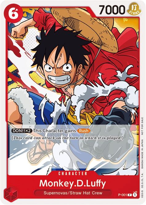 Monkey D Luffy Super Pre Release Participant One Piece Promotion