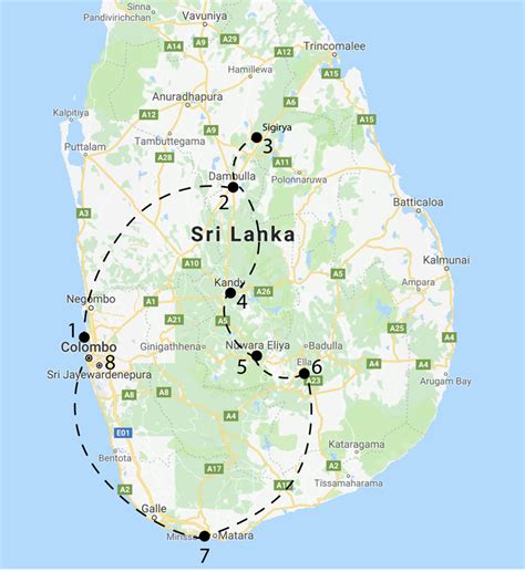 Sri Lanka Gezi Rehberi Sri Lanka ya Hazırlık ve Gezi Rotası Yolda bi