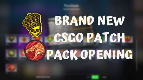 Brand New Csgo Patch Pack Opening Lucky Youtube