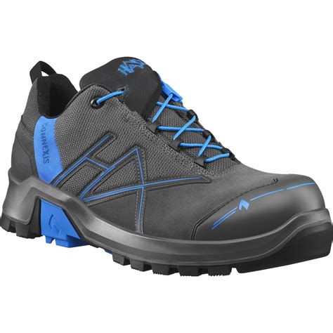 HAIX CONNEXIS Safety GTX S3 Low S3 Safety Shoes Grey Blue Rescue Tec