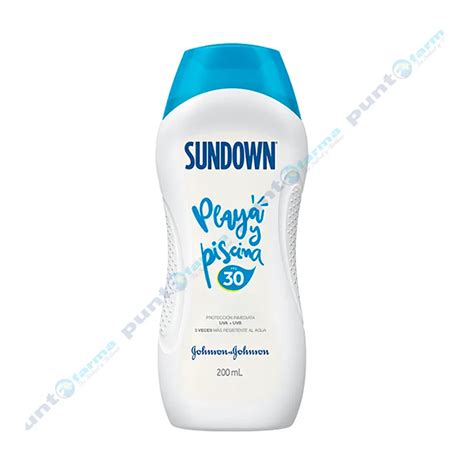 Protector Solar Playa Y Piscina FPS30 Sundown 200 ML Punto Farma