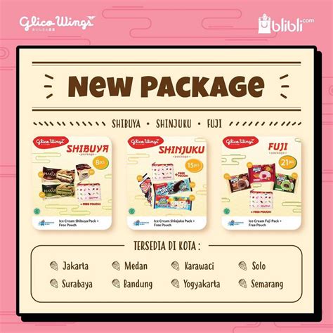 glico wings   package  glico wings siapa