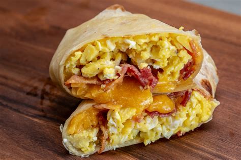 Potato Egg and Cheese Breakfast Burrito | Dinners By Delaine