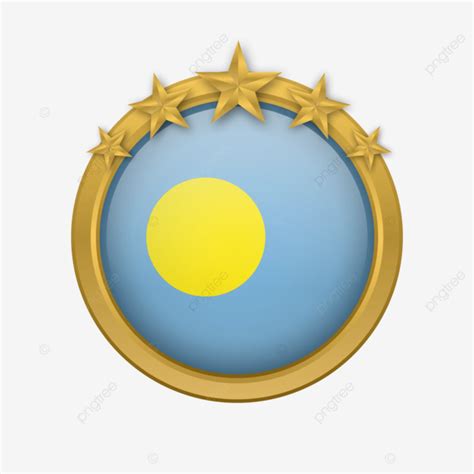 Palau Flag Vector Palau Flag Palau Flag Png And Vector With